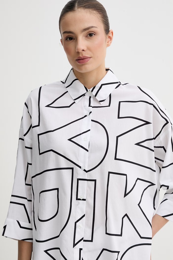 DKNY pyžamo dámske z viskózy biela YI50100
