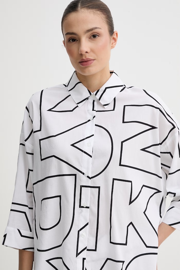 DKNY pyžamo dámske z viskózy biela YI50100