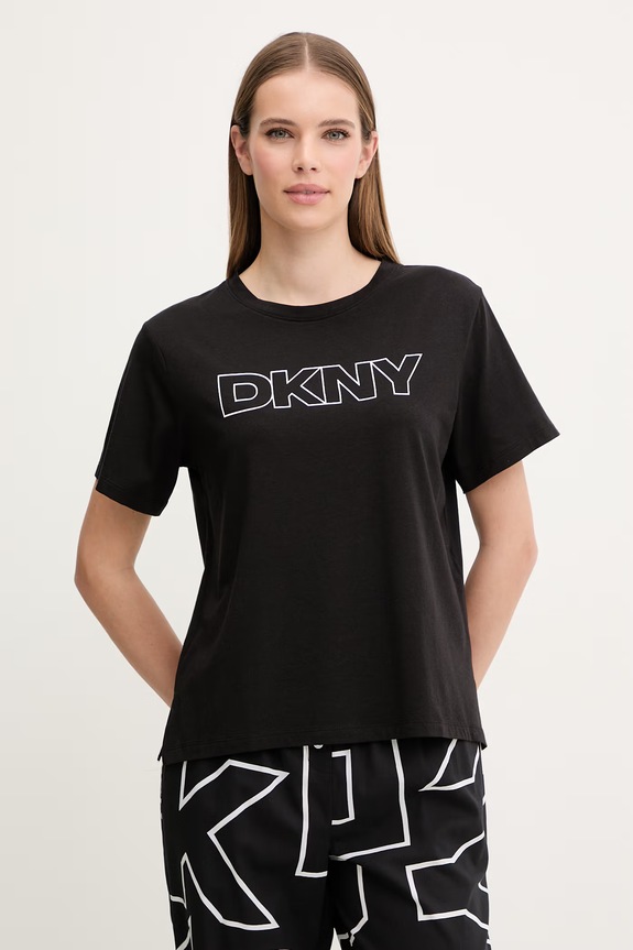 Dkny piżama YI80100 czarny SS26