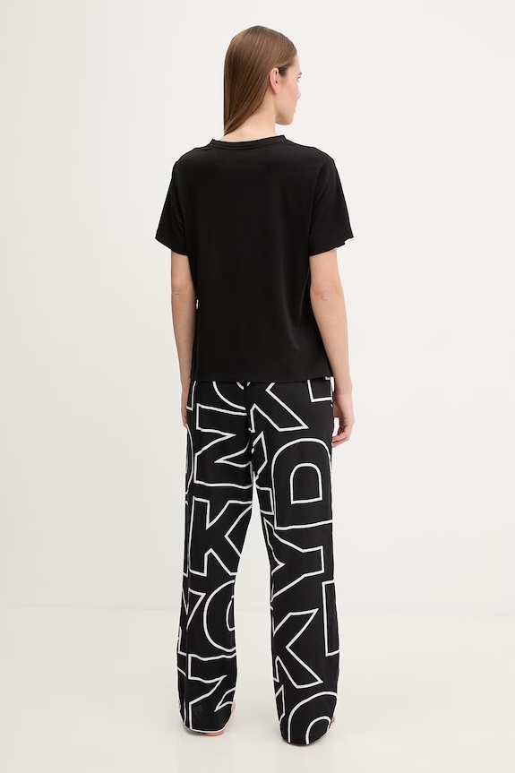 Dkny piżama czarny YI80100