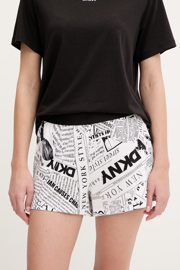 Dkny piżama YI90095 czarny SS26