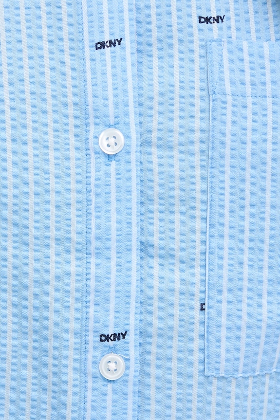 DKNY nočná košieľka dámska s viskózou YI30110 modrá
