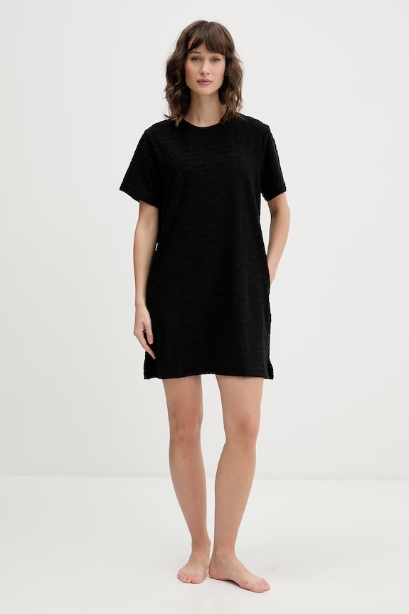 DKNY cămașă de pijama pentru femei YI30117 negru SS26
