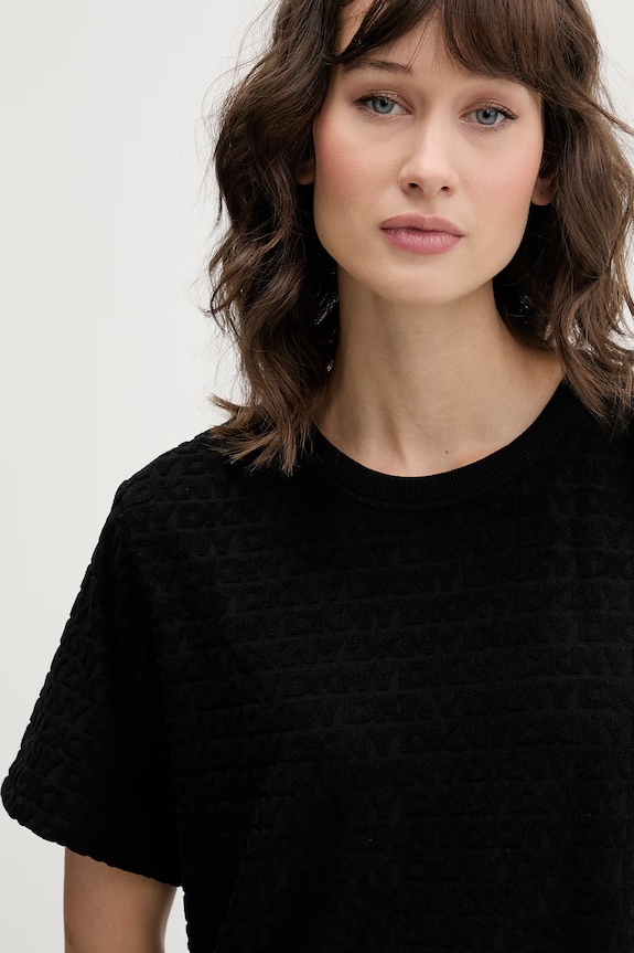 DKNY cămașă de pijama pentru femei negru YI30117