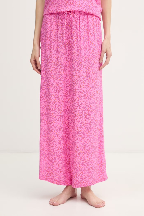 DKNY pijama din două piese pentru femei, din vâscoză roz YI70113