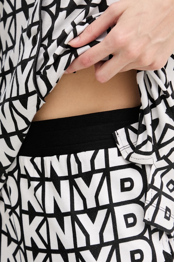 DKNY dvojdielne pyžamo dámske s viskózou YI80107