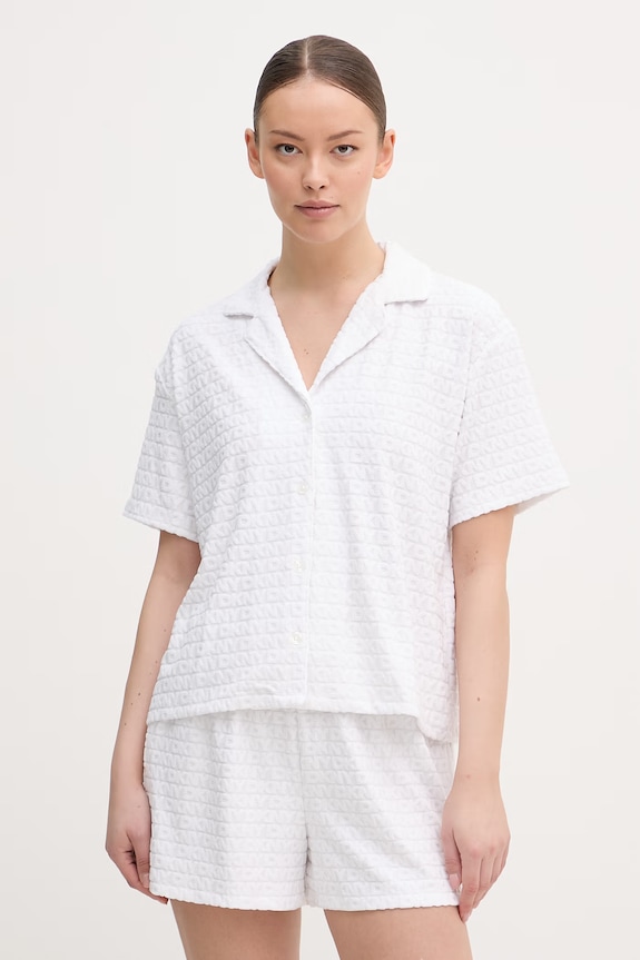 DKNY pijama din două piese pentru femei alb YI80117