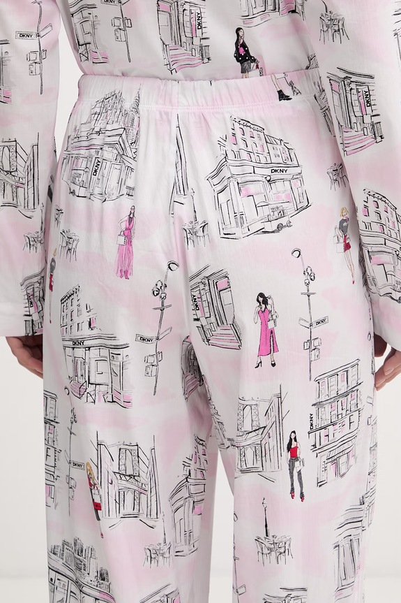 DKNY pyžamo dámske bavlnené YI90108