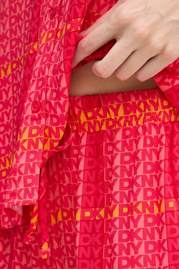 DKNY dvojdielne pyžamo dámske z viskózy YI90113