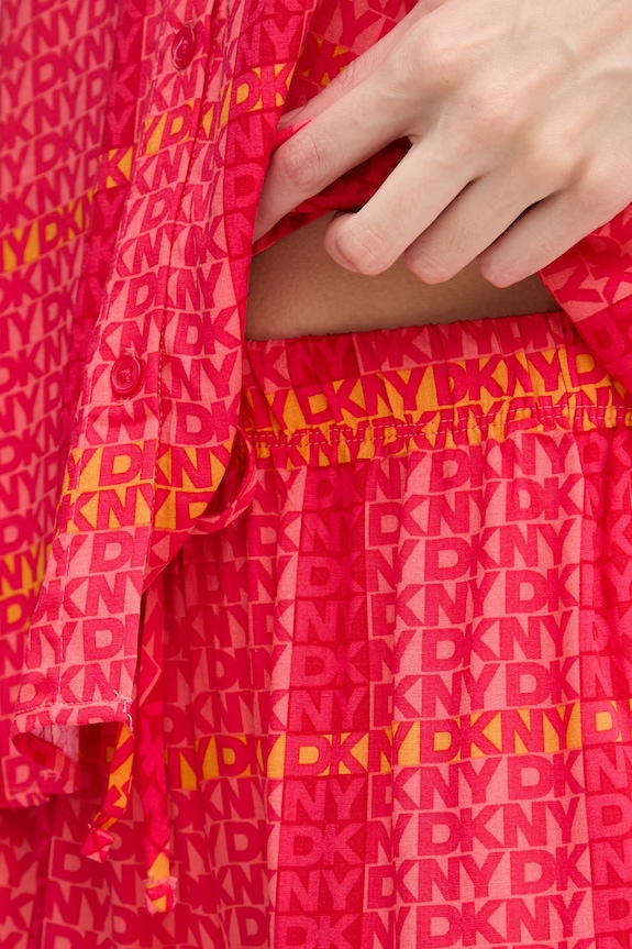 DKNY dvojdielne pyžamo dámske z viskózy YI90113
