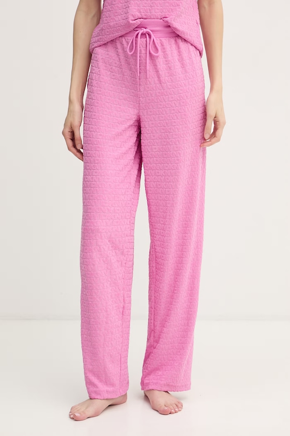 DKNY pijama din două piese pentru femei roz YI90117