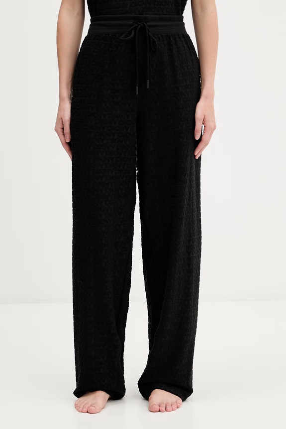 DKNY pijama din două piese pentru femei negru YI90117
