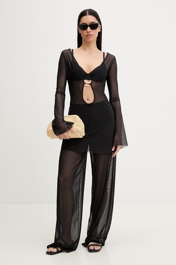 Bond Eye pantaloni de plajă BOUND691 negru SS26