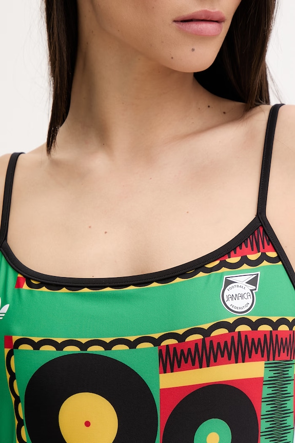 adidas Originals jednodielne plavky dámske zelená KF4962