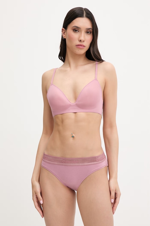Calvin Klein Underwear sutien LV00QF8315 roz SS26