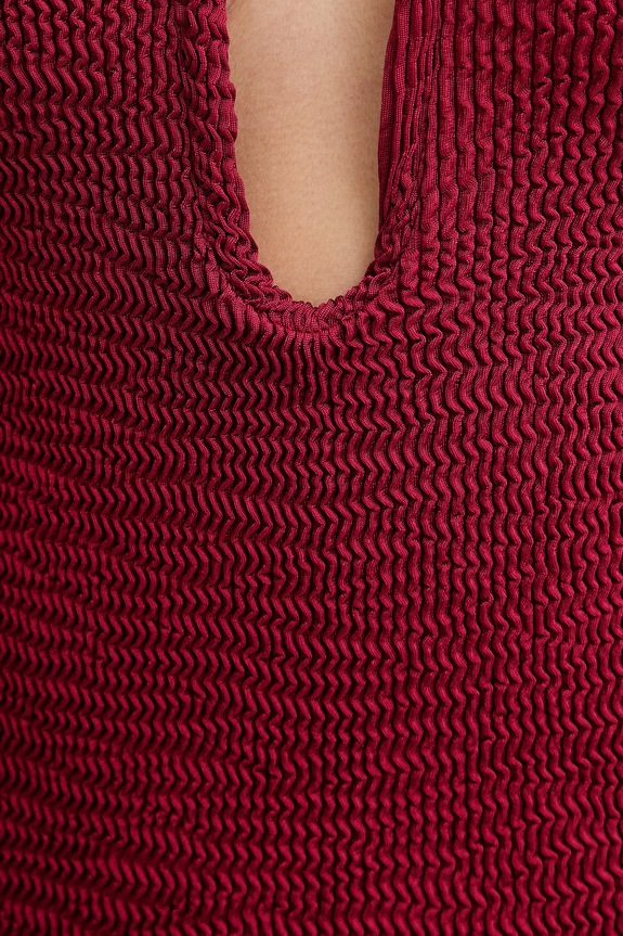 PARAMIDONNA costum de baie dintr-o bucată burgundia CR26MB