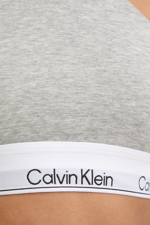 Odjeća Calvin Klein Underwear grudnjak s pamukom LV00QF8669 siva