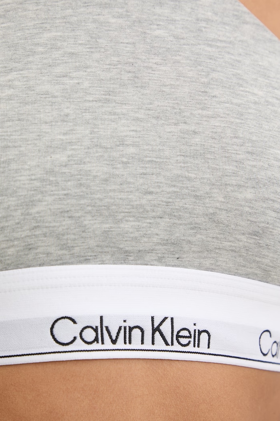 Odjeća Calvin Klein Underwear grudnjak s pamukom LV00QF8669 siva