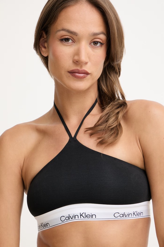 Ρούχα Calvin Klein Underwear σουτιέν με βαμβάκι LV00QF8669 μαύρο