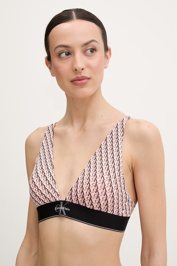 Odjeća Calvin Klein Underwear Grudnjak s trokutastim košaricama LV00QF8703 narančasta