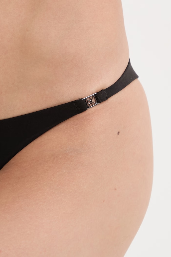 Calvin Klein plavkové nohavičky dámske čierna LV00Q61124