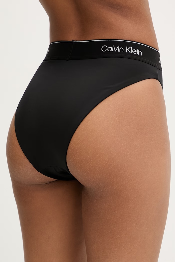 Calvin Klein slip da bagno brasiliano da donna LV00Q61131 nero SS26