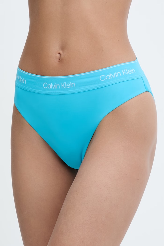 Calvin Klein figi kąpielowe damskie niebieski LV00Q61132