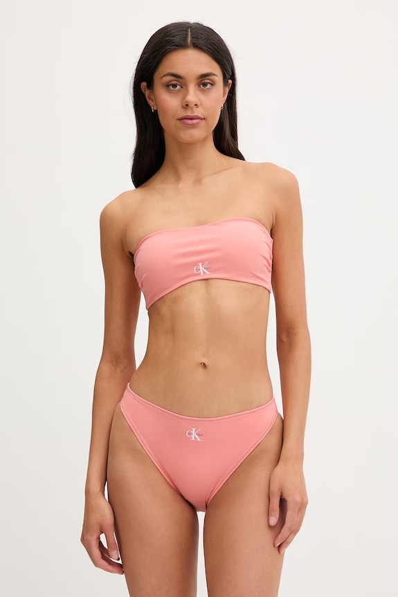 Calvin Klein chiloți de baie pentru femei LV00Q61147 portocaliu SS26
