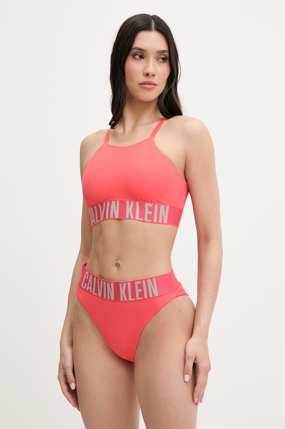 Calvin Klein plavkové nohavičky dámske LV00Q61189 červená SS26