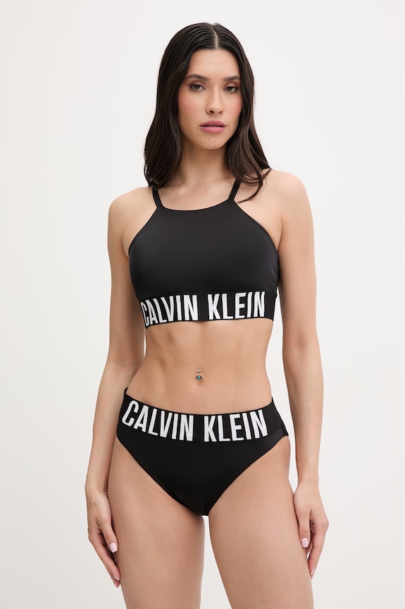 Calvin Klein plavkové nohavičky dámske LV00Q61190 čierna SS26