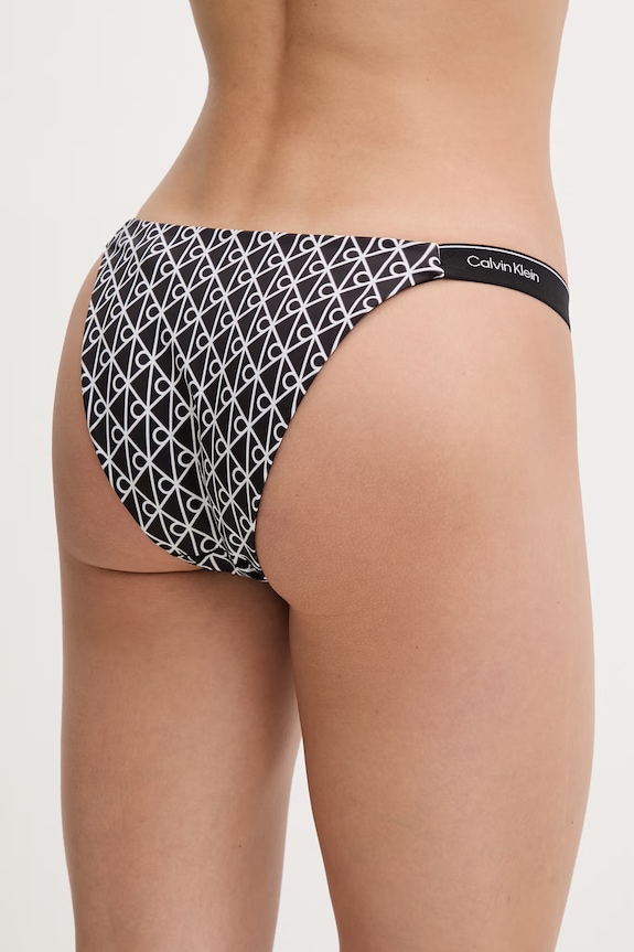 Oblečenie Calvin Klein plavkové nohavičky dámske LV00Q61206 čierna