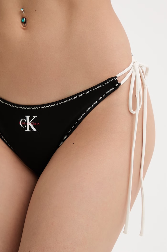 Calvin Klein plavkové nohavičky dámske čierna LV00Q61215