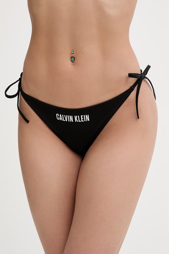 Calvin Klein plavkové nohavičky dámske čierna LV00Q61220