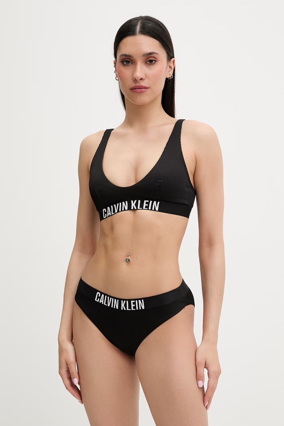 Calvin Klein plavkové nohavičky dámske LV00Q61240 čierna SS26