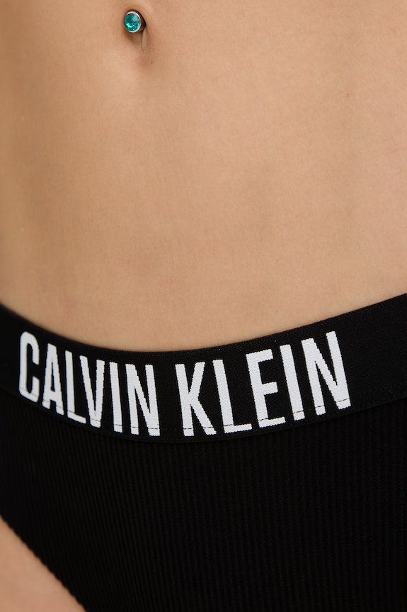 Calvin Klein plavkové nohavičky dámske čierna LV00Q61240
