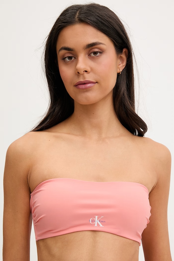 Calvin Klein sutien de baie pentru femei roz LV00Q61101