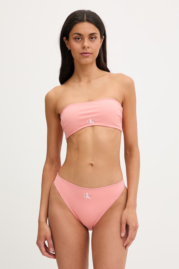 Calvin Klein μπικίνι τοπ γυναικείο LV00Q61101 ροζ SS26