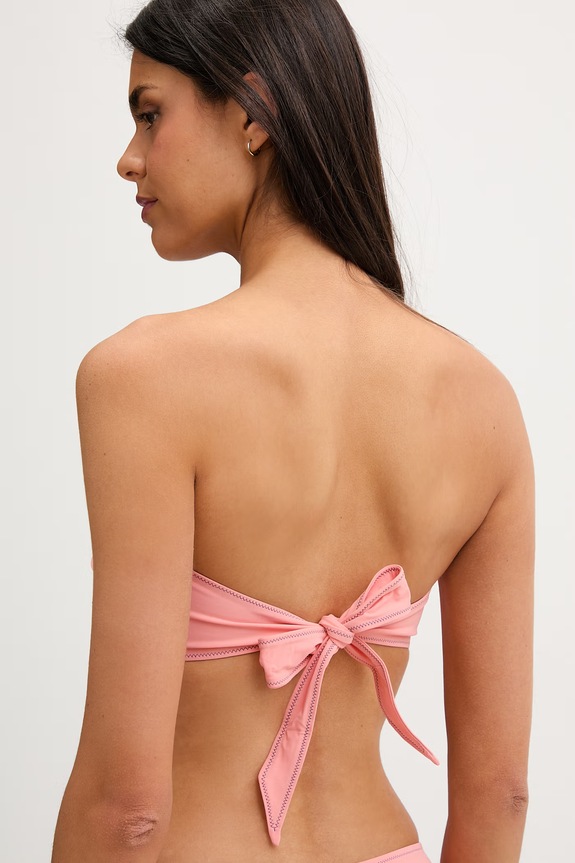 Ρούχα Calvin Klein μπικίνι τοπ γυναικείο LV00Q61101 ροζ