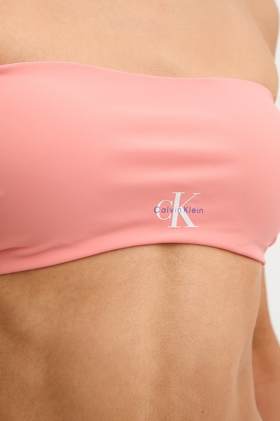 Calvin Klein sutien de baie pentru femei roz LV00Q61101