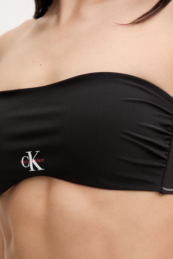 Calvin Klein plavková podprsenka dámska čierna LV00Q61101