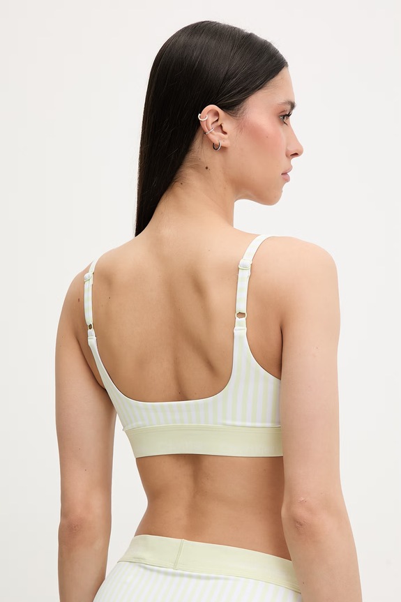 Oblečenie Calvin Klein plavková podprsenka dámska LV00Q61130 zelená