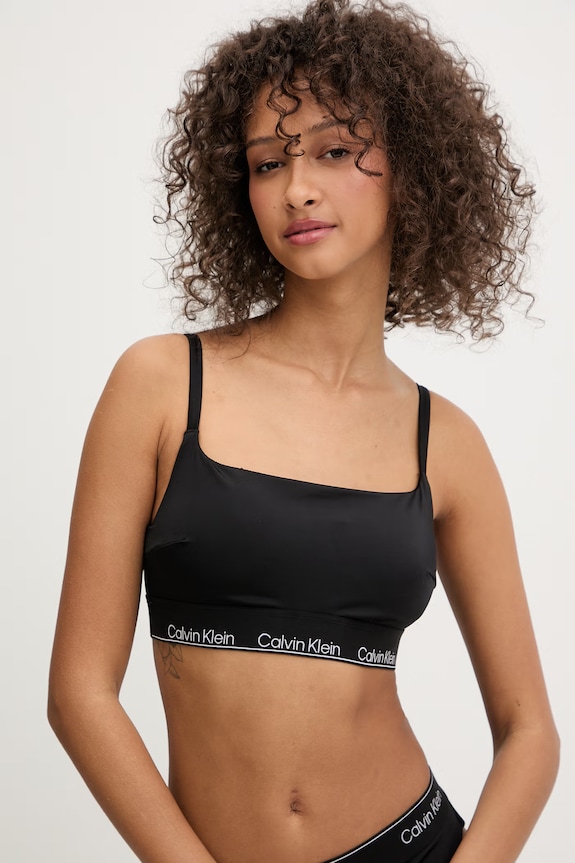 Calvin Klein reggiseno da bagno da donna nero LV00Q61130