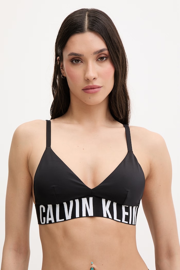 Calvin Klein plavková podprsenka dámska čierna LV00Q61163
