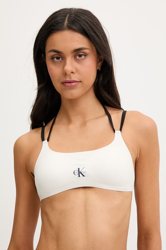 Calvin Klein reggiseno da bagno da donna beige LV00Q61181