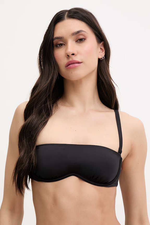 Calvin Klein plavková podprsenka dámska čierna LV00Q61188