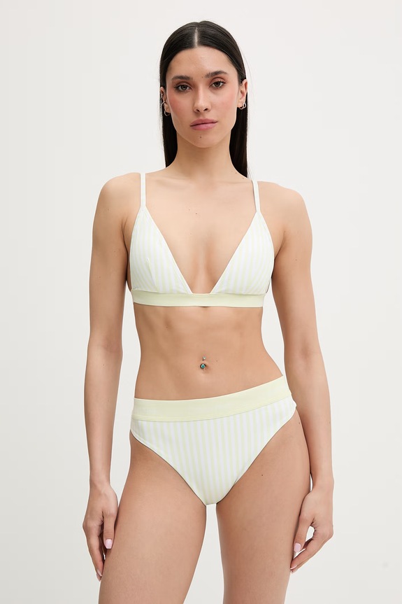 Calvin Klein plavková podprsenka dámská LV00Q61208 zelená SS26