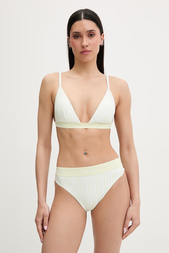 Calvin Klein plavková podprsenka dámská LV00Q61208 zelená SS26