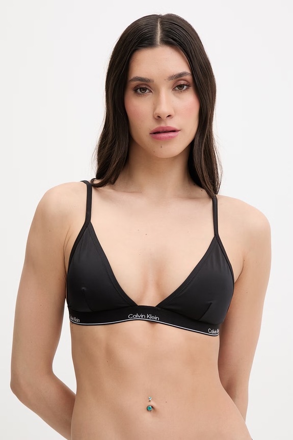 Calvin Klein plavková podprsenka dámska čierna LV00Q61208