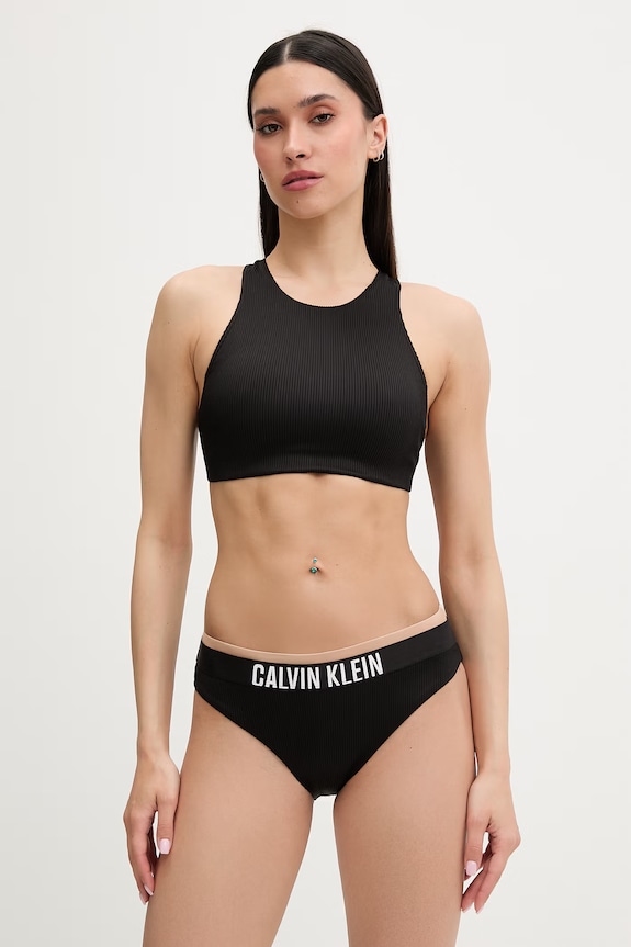 Calvin Klein plavková podprsenka dámska LV00Q61212 čierna SS26