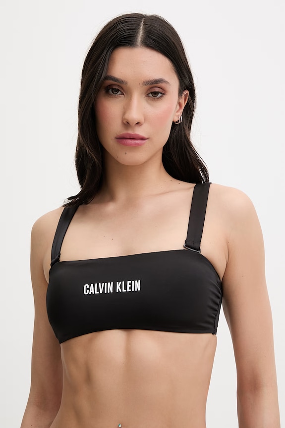 Calvin Klein Plavková podprsenka dámska čierna LV00Q61223